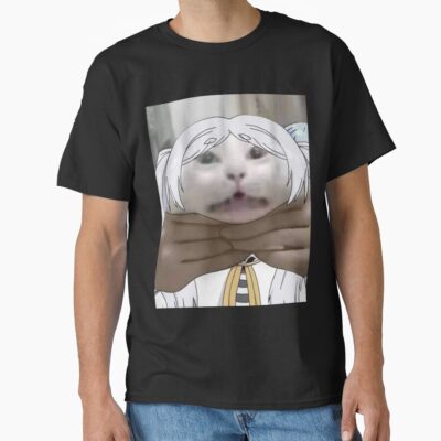 Frieren Cat Meme T-shirt