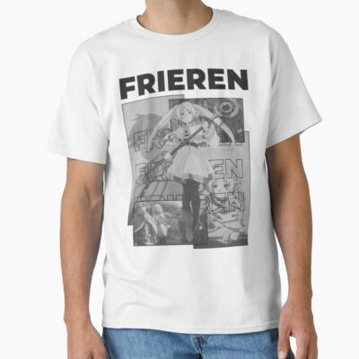 Ash White Frieren T-shirt
