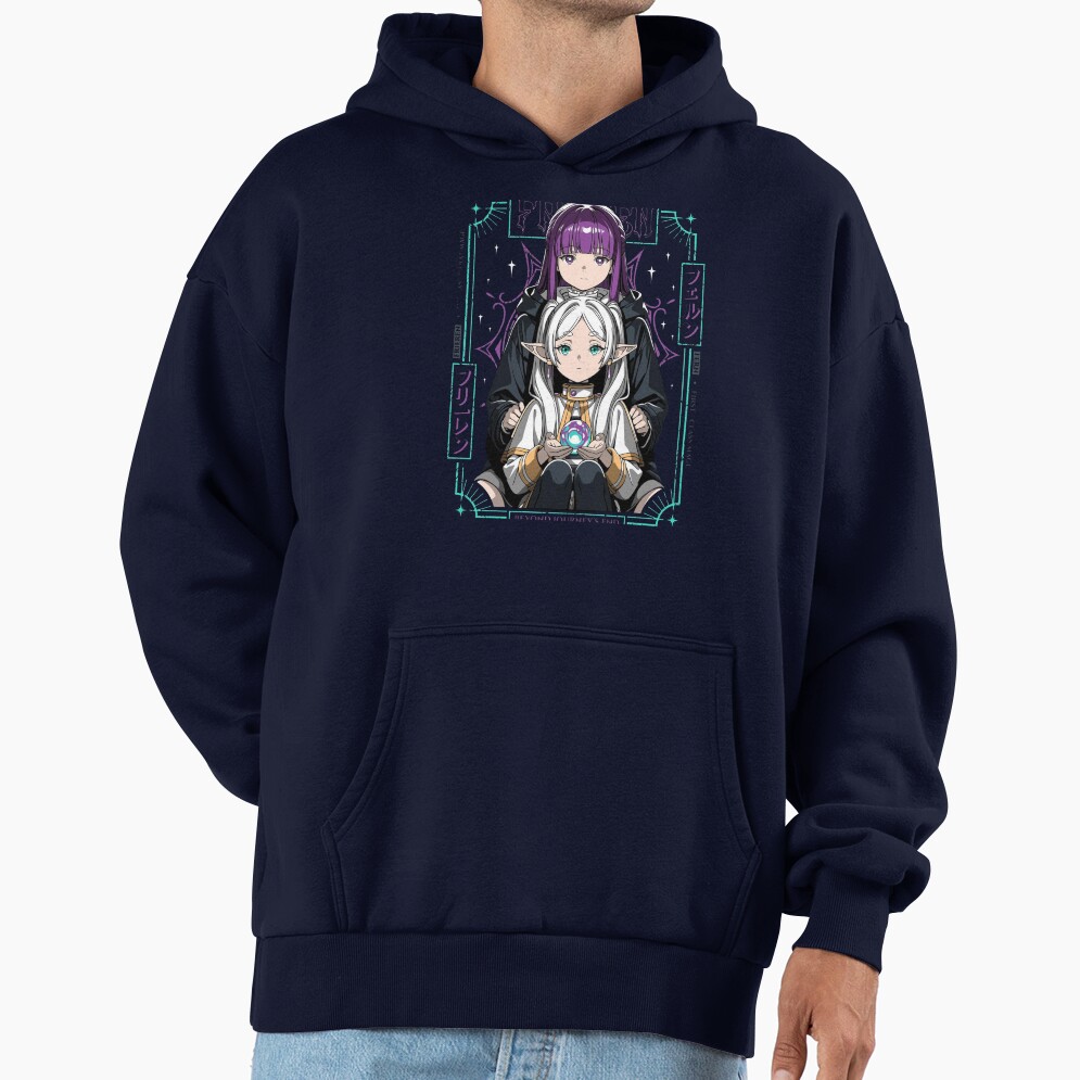 Beyond Journey S End Frieren And Fern Mage Celestial Graphic Tee Hoodie - Image 5
