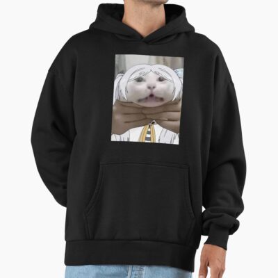 Frieren Cat Meme Hoodie