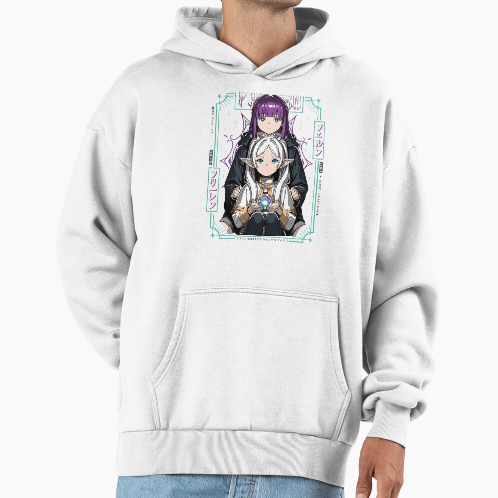 Beyond Journey S End Frieren And Fern Mage Celestial Graphic Tee Hoodie