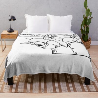 Smooch Frieren Throw Blanket