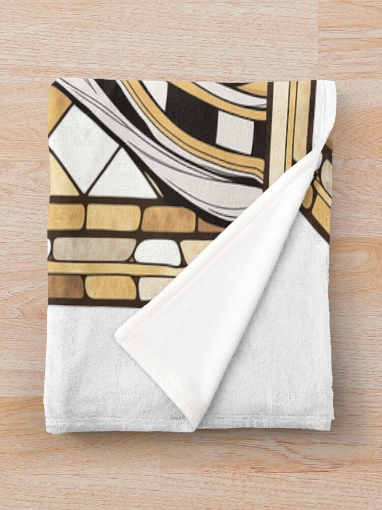Stained Glass Frieren Throw Blanket - Image 2