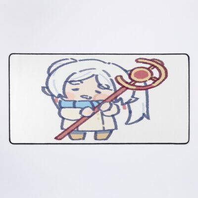 Sleepy Chibi Frieren Mouse Pad
