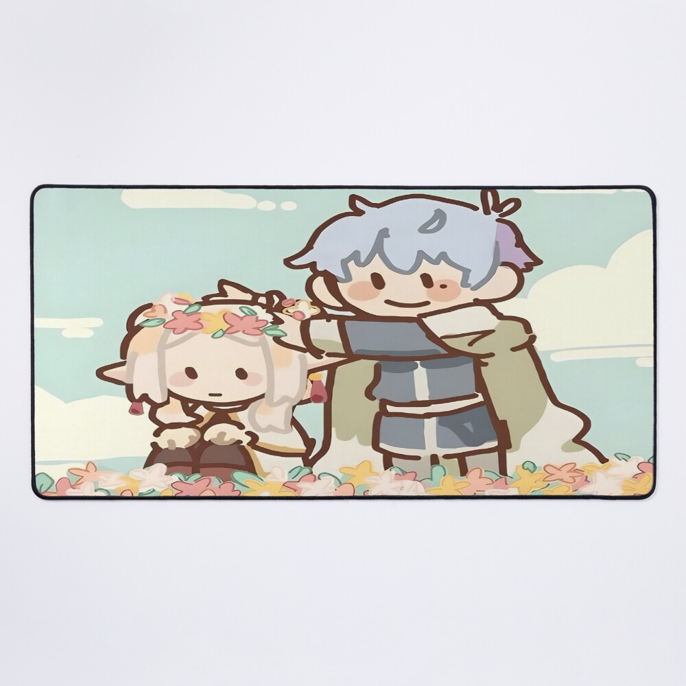 All Cute Flowers Couple Mouse Pad