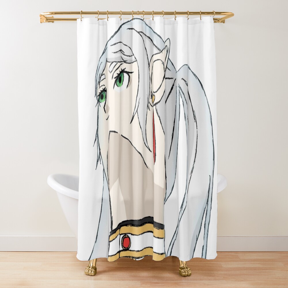 Funny Frieren Meme Shower Curtain