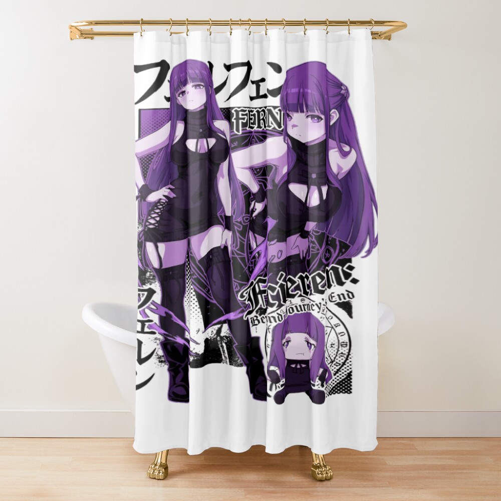Fern's Silent Power Shower Curtain